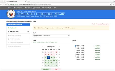 DFA reminds passport applicants to get appointment prior to .